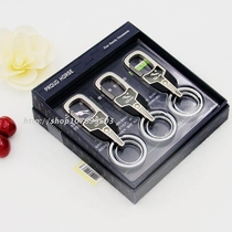 Mens waist hanging key button Creative car key ring metal to key buckle lettering customized gift