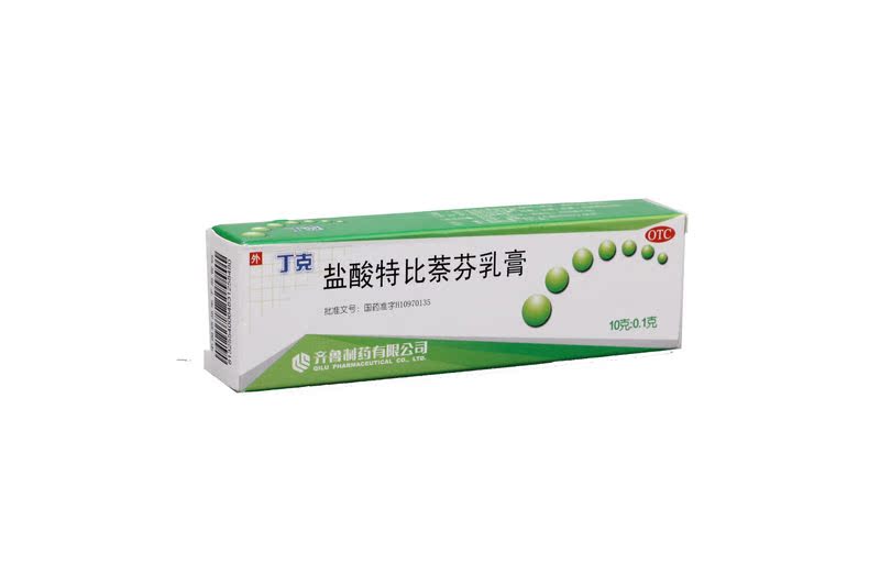 丁克 盐酸特比萘芬乳膏10g 去脚气药膏 手足癣体癣股癣花斑癣软膏