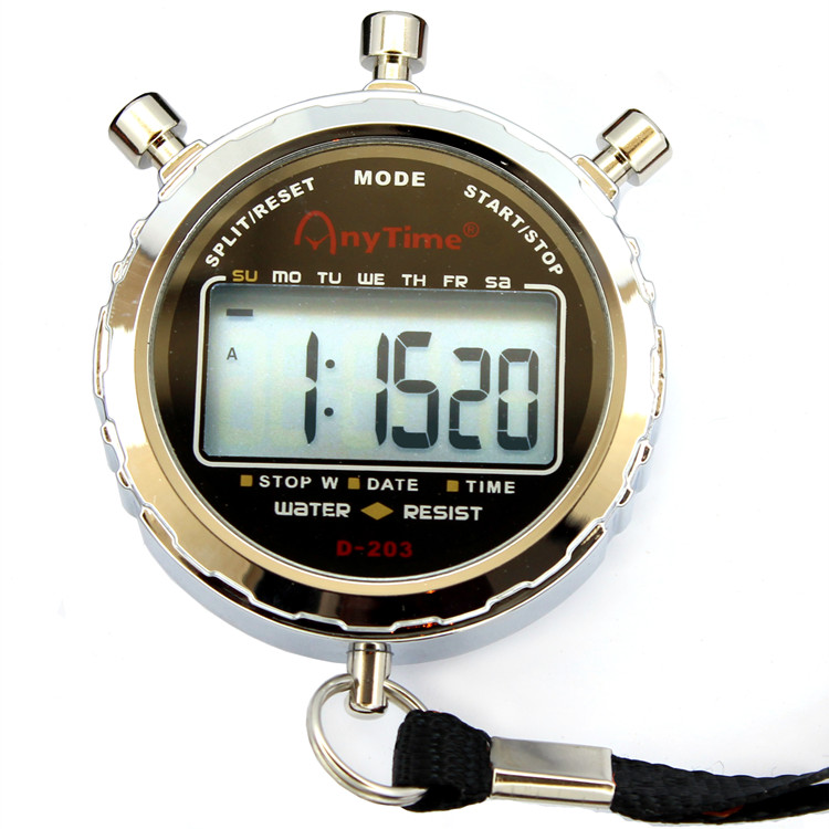 Metal shell multifunctional track and field running student fitness coach training professional timer electronic stopwatch
