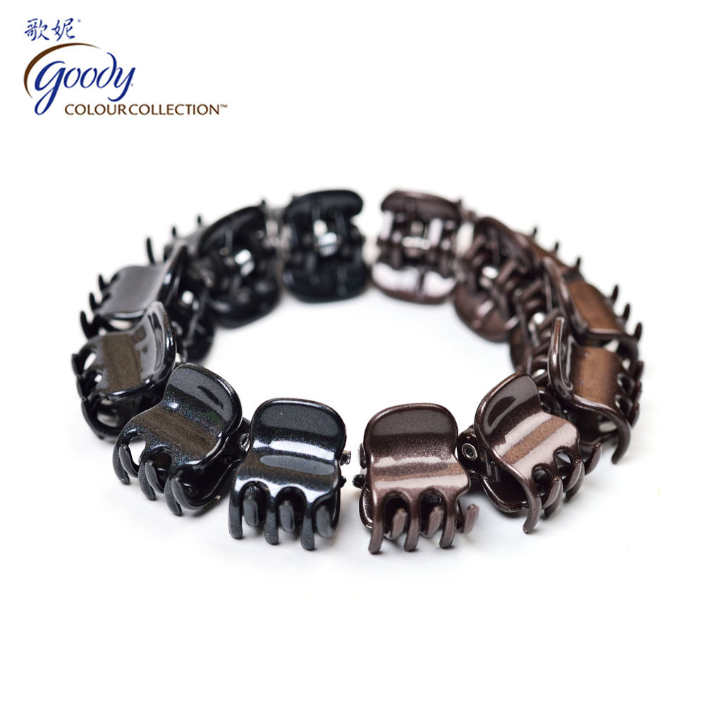 Goody/歌妮美国发饰 发爪 迷你小爪夹 小发抓 小号 百搭 12个装