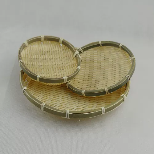 Мини -бамбук бамбука бамбука фруктовая корзина фруктовая корзина шарм доска бамбука для корзины ручной работы ручной продукции для питания ива принесла Capcustor Bad Bun