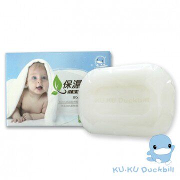 KU.KU酷咕鸭 保湿型婴儿洁肤皂(80g) (1097)