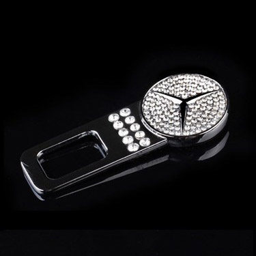 奔驰汽车安全卡扣A级B级C级E级R级保险带插头插销贴钻汽车精品