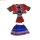 Phong cách thứ 9 Xiaohe Caishan Caiyunfei khiêu vũ quần áo trẻ em Miao quốc tịch trang phục trẻ em áo khoác trẻ em 10 tuổi Trang phục