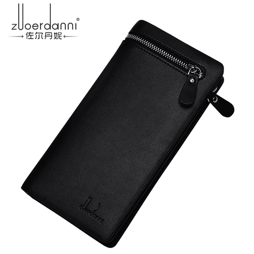 Универсальный бумажник, длинная кожаная сумка для отдыха, картхолдер, длина макси, бизнес-версия