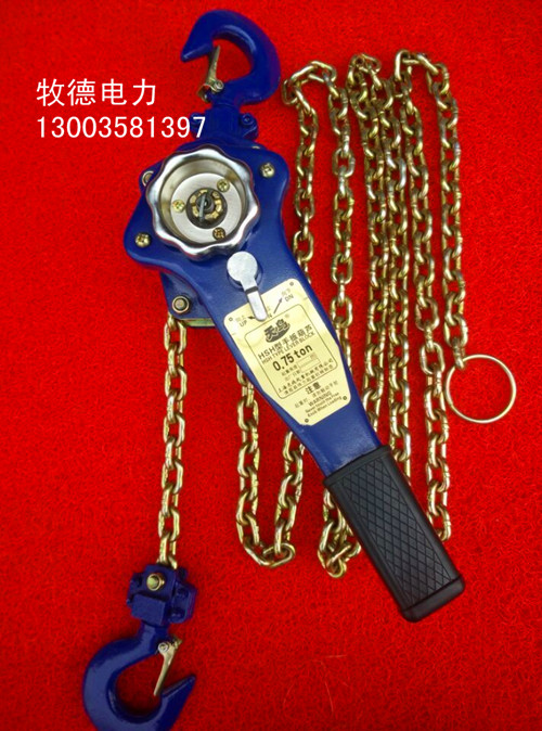 Electric traction hand hoist Ring chain hand hoist Hands pull hoist HSH hand pull guide chain chain tightener