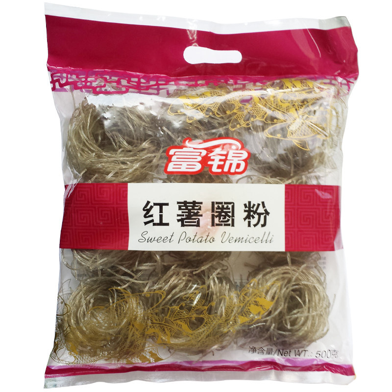 【天猫超市】富锦 红薯圈粉500克/袋  米粉丝 面条 红薯粉条