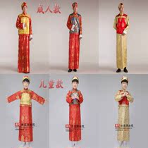 Childrens costume costumes boys Qing Dynasty Emperor Prince Age Baylor Minister official service Manchu son performance