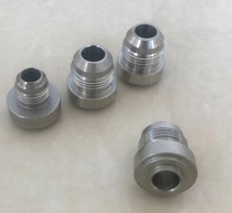 Oil cooler welded joint tank stainless steel welded joint AN4 AN6 AN8 AN10 AN12 AN16