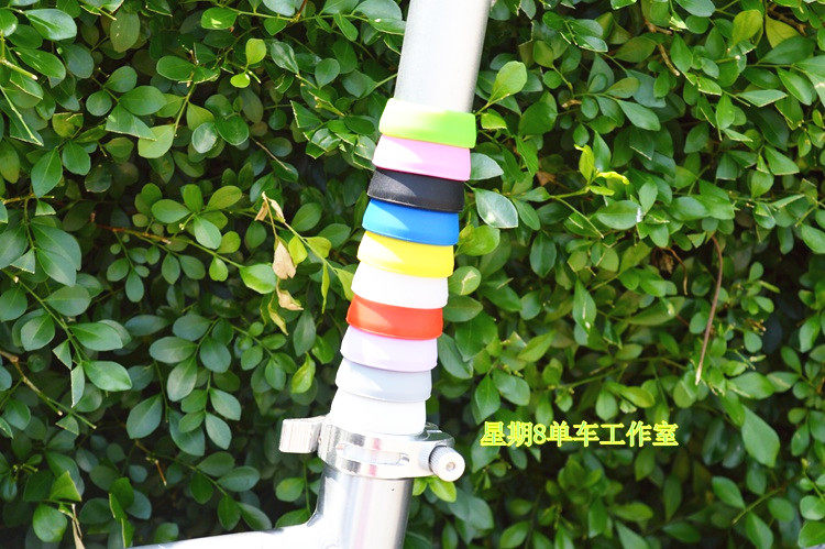 Colour silicone Silicone Bike Sitting Pole Waterproof Dust Cover Sitting Pipe Waterproof Sleeve Waterproof Ring Silicone Seat Rod Ringer