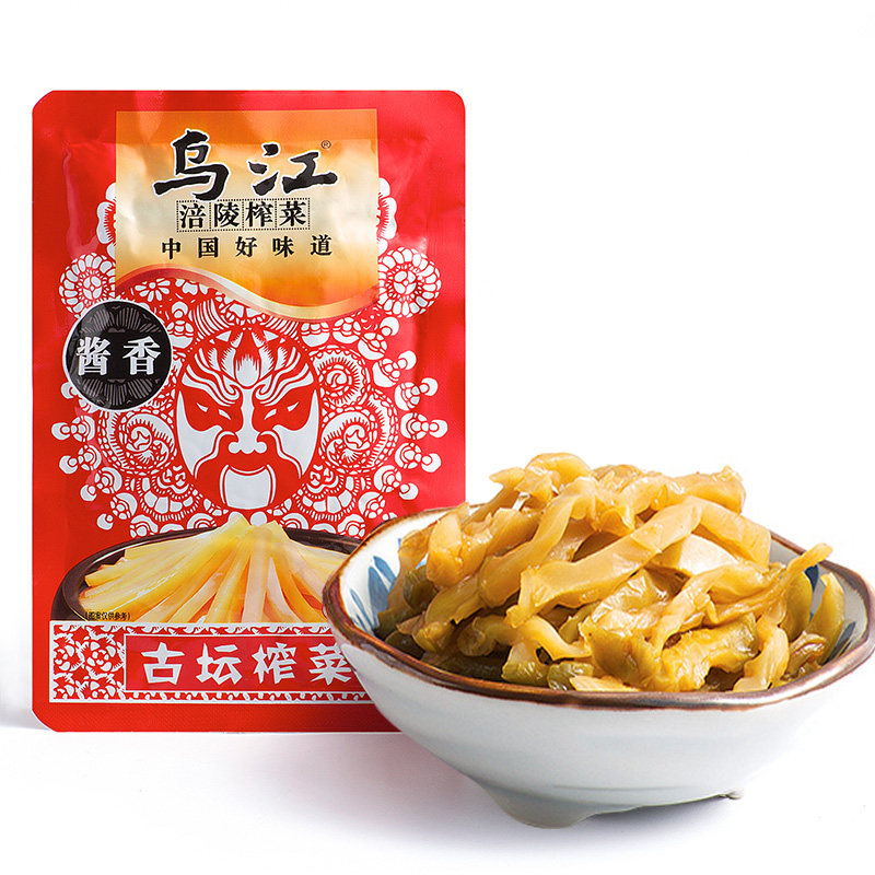 【天猫超市】乌江涪陵古坛榨菜80g 充氮 下饭菜 特产小吃休闲食品