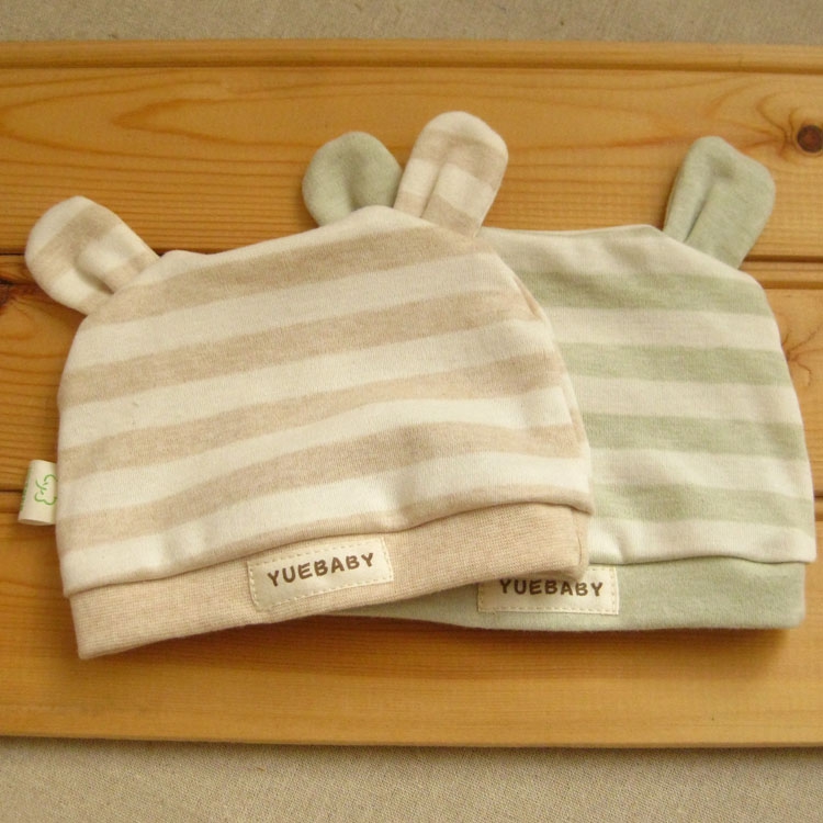 Newborn Pure Cotton Tire Cap Organic Color Cotton Baby Cap Spring Autumn Full Cotton Baby Hat K307 -Taobao