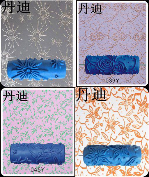 Best selling 5 - inch printing drum wall tool liquid wallpaper printing drum cartridge architecture paint pattern roll roll