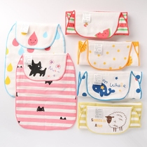 Japanese baby gauze sweat-absorbing towel Baby five-layer gauze pad back towel Breathable sweat-absorbing newborn cotton sweat-absorbing towel
