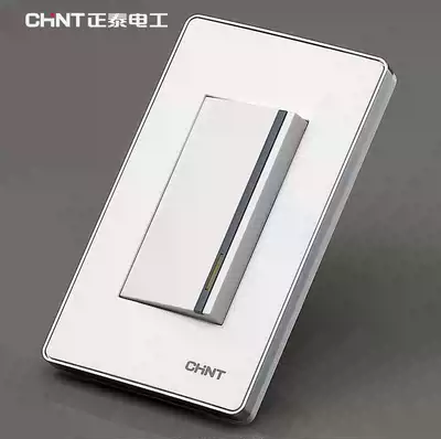 Chint switch socket 120 type NEW9E 120*72 one open double cut switch panel special price