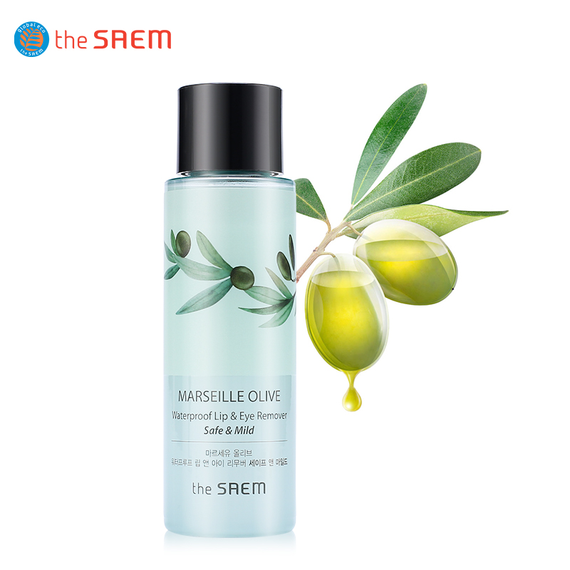 The Saem/得鲜橄榄眼唇卸妆液水100ml脸部眼唇彩妆深层清洁无刺激