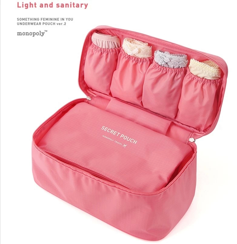 Travel portable articleBrassie clothefemale wash bag travel equipment underwear multi-function collection package