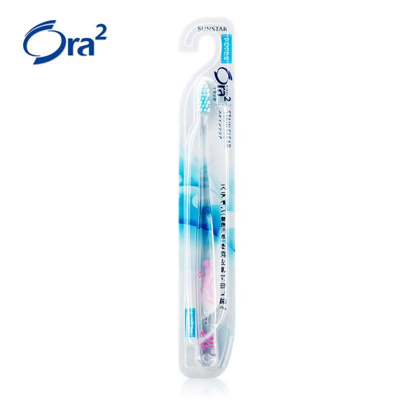 ora2皓乐齿亮白净色软毛小刷头牙刷 防蛀牙去黄牙牙齿去渍