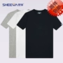 Anh em đồ lót nam ngắn tay áo thun cotton cotton áo vest cổ tròn đơn mảnh XL chạm đáy áo sơ mi nam áo ngực