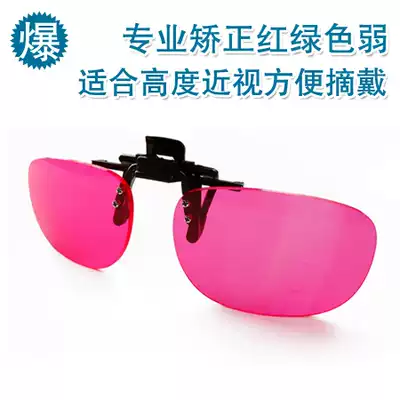 New improved color weakness color blindness clip for red and green color blindness color weakness glasses clip suitable for high myopia wear