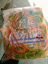 Thailand Laozhuang color rubber band Color rubber band Thai rubber ring rubber band a pound of durable elastic good