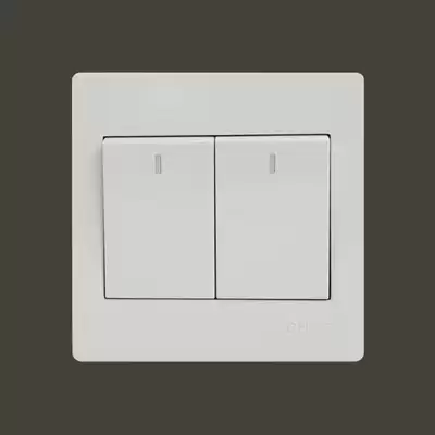 Zhengtai two-open multi-control switch socket NEW7Q 86 type dual-switch three-control panel electrician three-place control one light