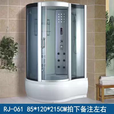 Factory direct overall shower room with bathtub base steam room surf cylinder bathroom can be equipped with Bluetooth RJ061