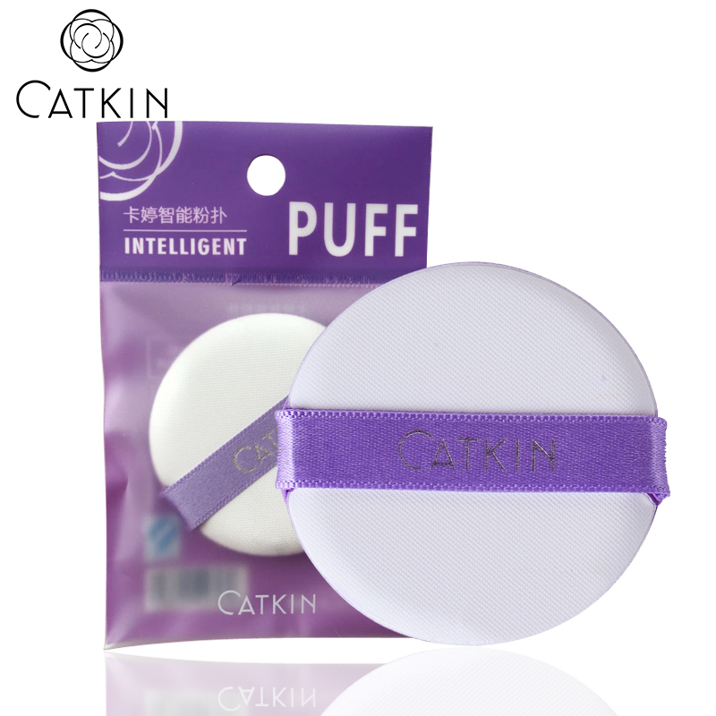 Catkin/卡婷智能粉扑 气垫bb粉饼扑圆形 化妆棉扑化妆工具