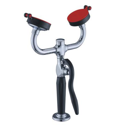 Anti-flame retardant handle desktop mobile double-mouth eyewash eyes emergency eyewash desktop inspection factory medical eyewash
