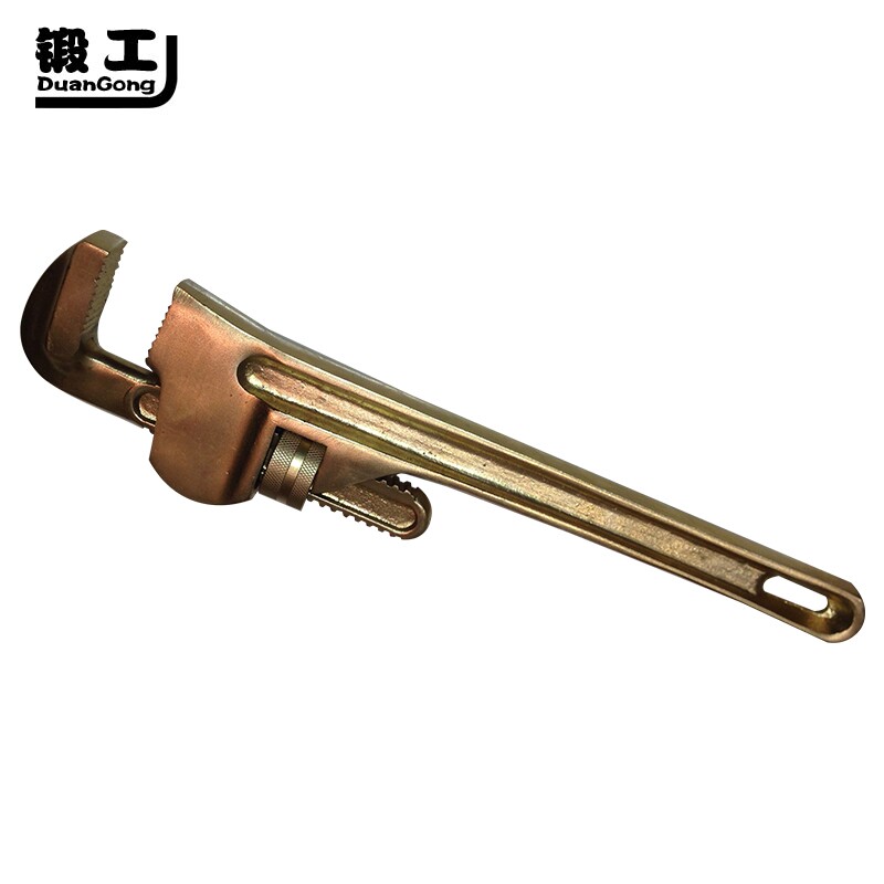 Blacksmith brand American pipe pliers wrench explosion-proof pipe pliers copper alloy explosion-proof heavy-duty pipe pliers water pipe wrench factory direct sales