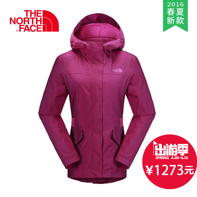 【2016春夏新款】THE NORTH FACE/北面 女款冲锋衣 CPX7