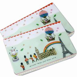 台湾官网直邮进口【英伦国度】PVC护卡套/2入