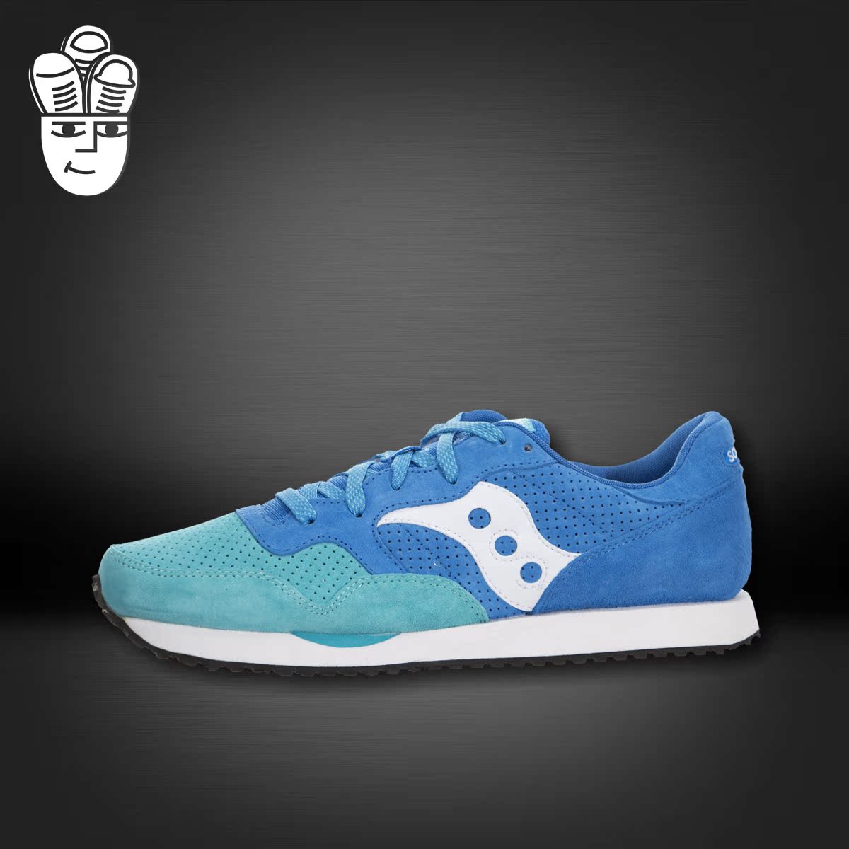 Saucony Dxn Trainer 索康尼男子复古跑鞋 运动休闲鞋 麂皮翻毛