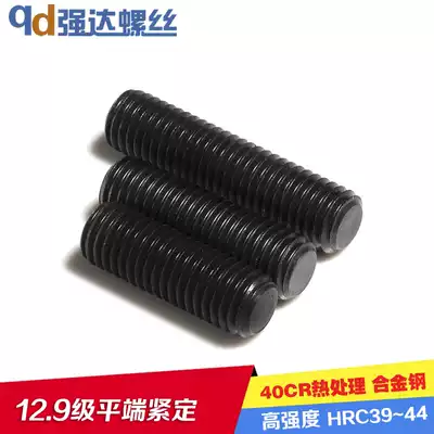 Class 12 9 Hexagon socket flat end headless screw flat end machine meter flat end M3-M16