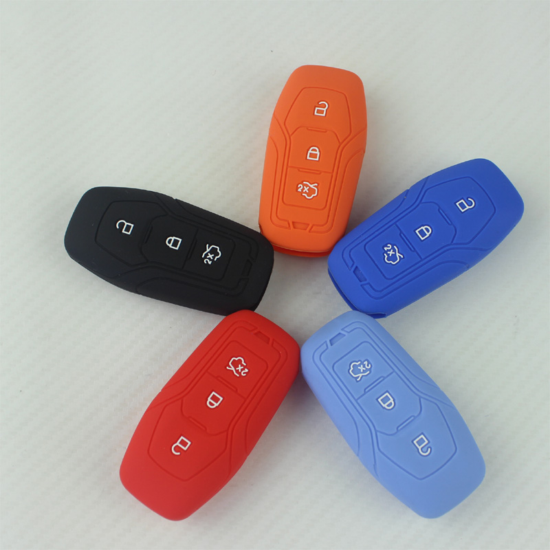 福特新蒙迪欧钥匙包套福睿斯汽车专用品遥控器保护硅胶套15款锐界