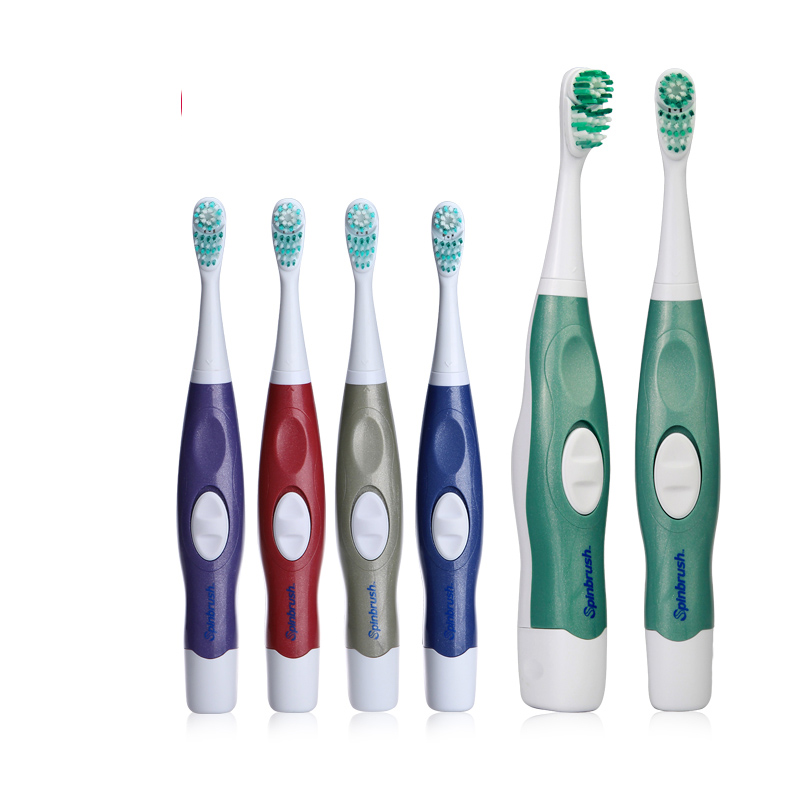 Spinbrush炫洁洁白电动牙刷成人进口自动软毛防水美白旋转刷头