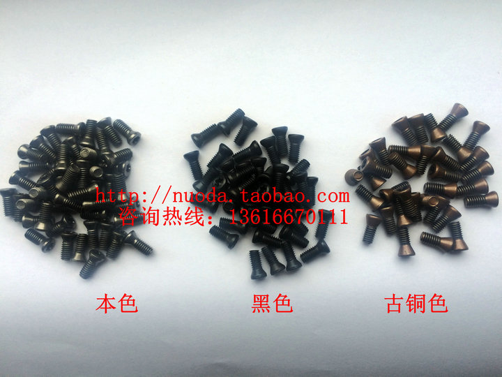 High-strength cutter bar accessories screws M2 5*6 3 0*10 3 5*10 4 0*10 are available in three colors