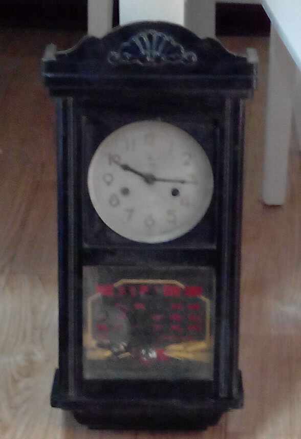 Old clocks and clocks old hang clock Wenge Period Arctic Star Stars Hang Clocks with Chairman Mao's quotations for the timepiece boutique collection