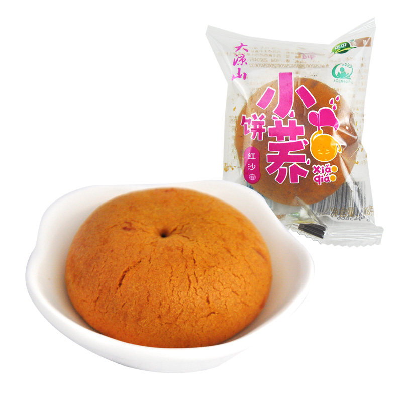 【天猫超市】正中 小荞饼红豆沙馅28g 苦荞饼干糕点心早餐零食品