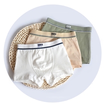 Childrens underwear mens flat corner cotton childrens underwear baby pants corner student shorts