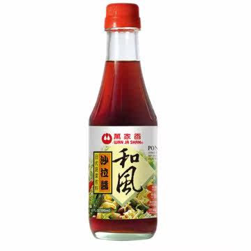 万家香 和风沙拉酱300ml台湾官网直邮进口