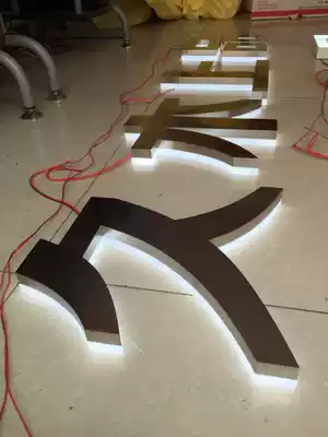 Seiko stainless steel backlit luminous character resin luminous character mini luminous character shopping mall special luminous character