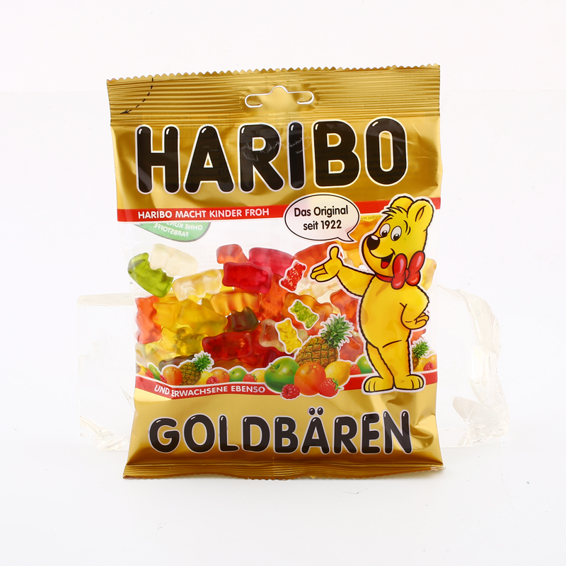 德国进口Haribo/哈瑞宝小熊糖 水果味QQ软糖进口纯天然可乐味200g