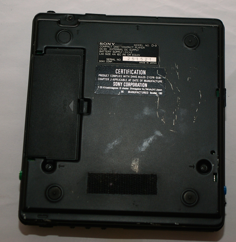 SONY Discman D-350 レトロ（Sony D-350 Discman）