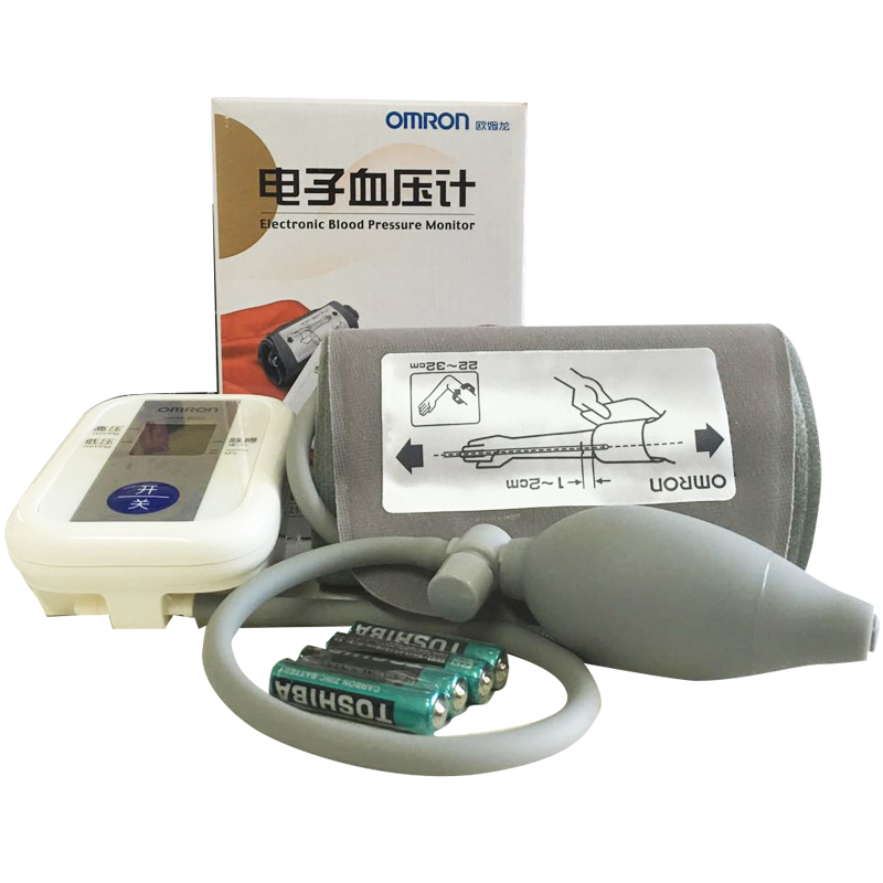欧姆龙电子血压计 HEM-8021 家用上臂式 手动 血压测量仪器qx