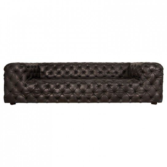 PARABELLUM CHESTERFIELD SOFA Chesterfield bison leather sofa