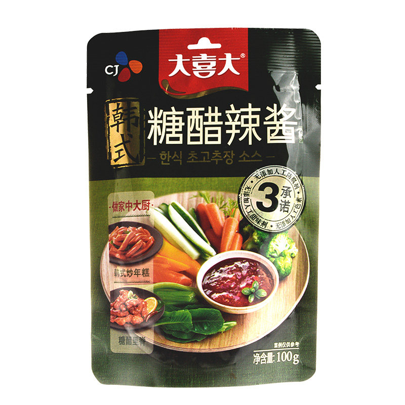 【天猫超市】韩国希杰大喜大糖醋辣酱 100g