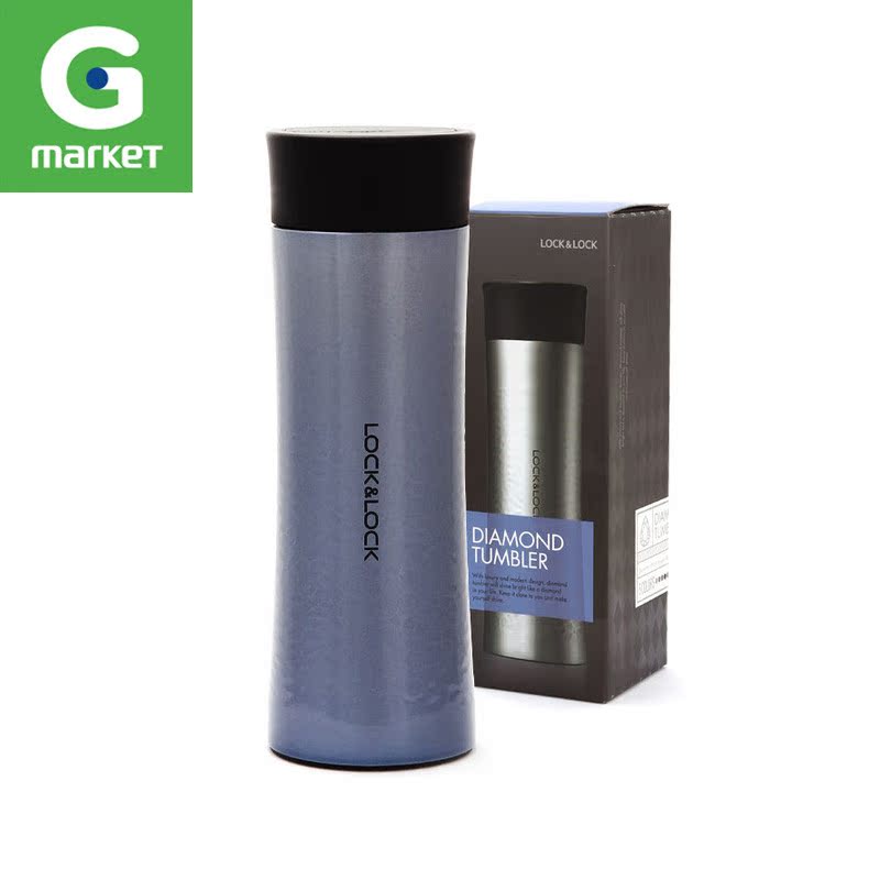 韩国正品Gmarket[Lock&Lock乐扣乐扣]李钟硕水杯300ml 蓝色