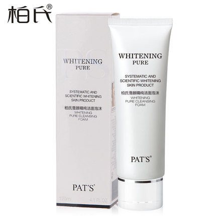 柏氏 雪颜精纯洁面泡沫120ml 男女清爽控油洗面奶洁面乳正品