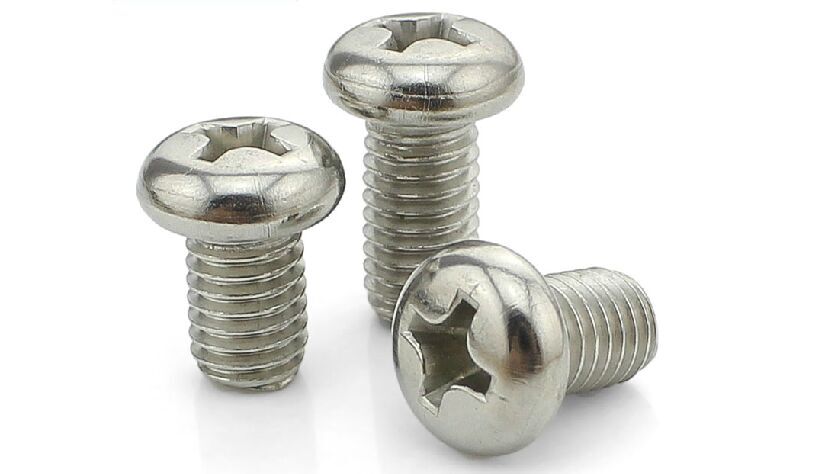 304 stainless steel round head screw PM cross disc head machine screw M2 M2 5 M3 M3 M5 M6 M6